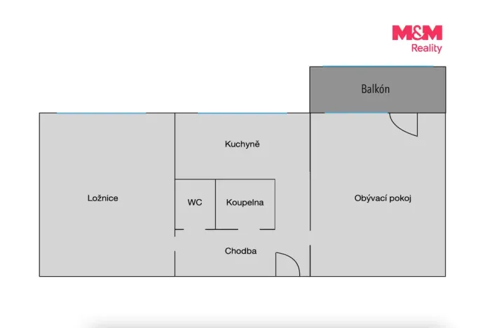 Prodej bytu 2+1, Orlová - Lutyně, Masarykova třída, 58 m2