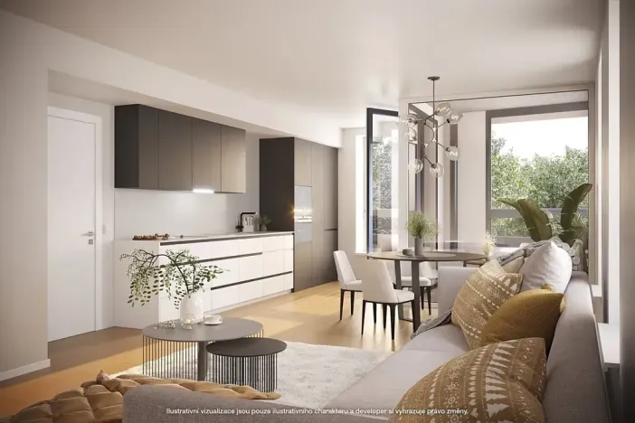 Prodej bytu 2+kk, Praha - Hlubočepy, Wassermannova, 44 m2