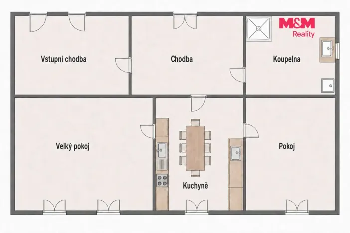 Prodej rodinného domu, Struhařov - Budkov, 75 m2
