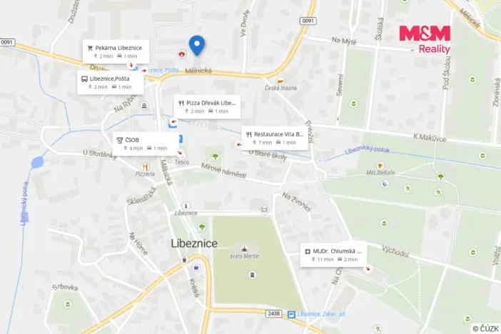 Pronájem bytu 3+kk, Líbeznice, Mělnická, 70 m2