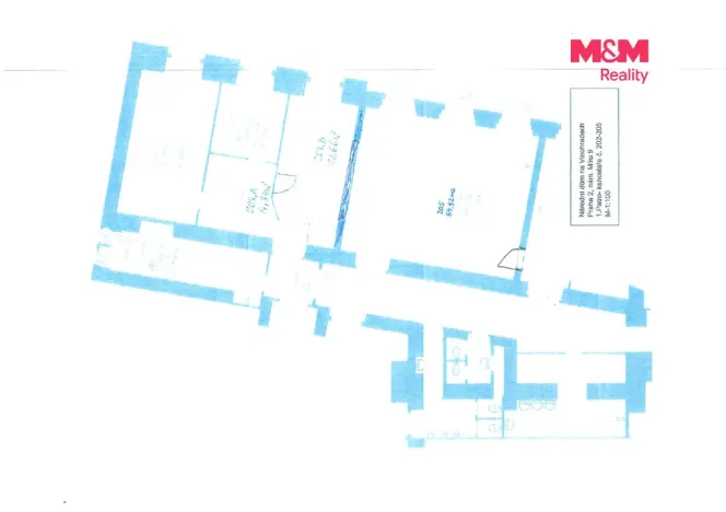 Pronájem kanceláře, Praha - Vinohrady, náměstí Míru, 60 m2