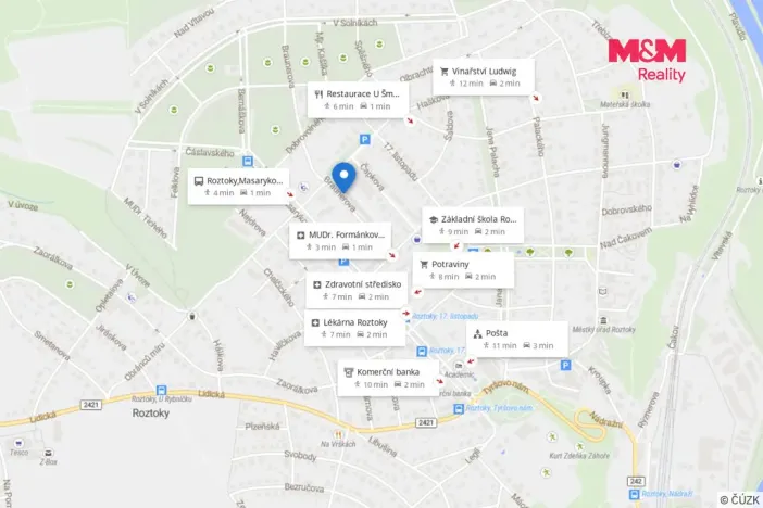 Prodej bytu 3+1, Roztoky, Braunerova, 75 m2