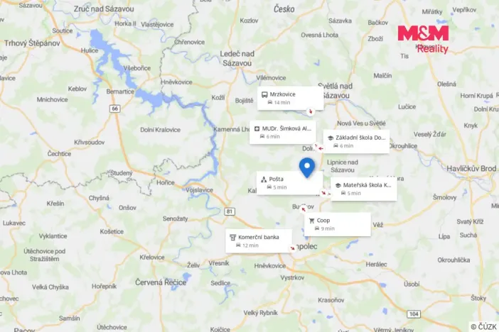 Prodej pozemku pro bydlení, Řečice, 3310 m2