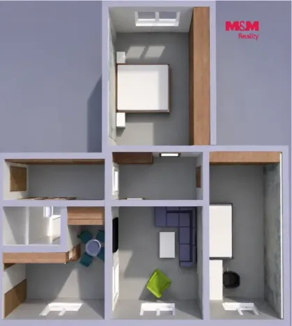 Prodej bytu 3+1, Semily - Podmoklice, Luční, 65 m2