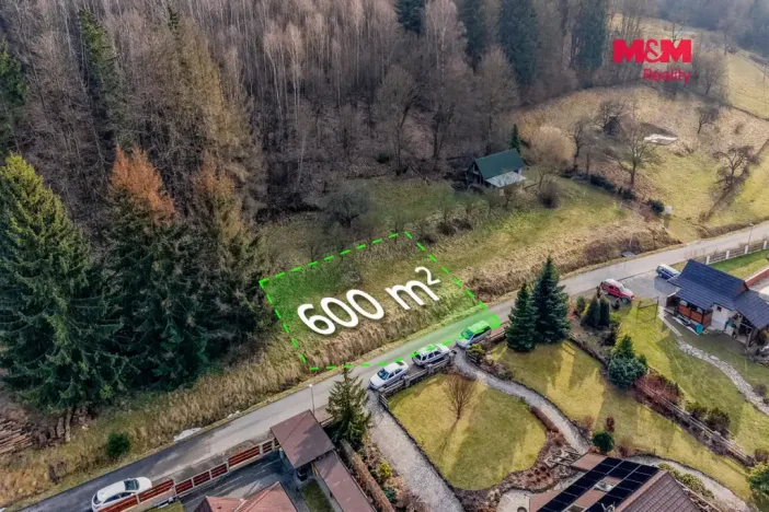 Prodej pozemku pro bydlení, Bystřička, 600 m2