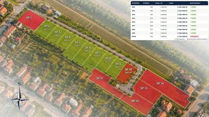 Prodej pozemku pro bydlení, Lanžhot, 491 m2