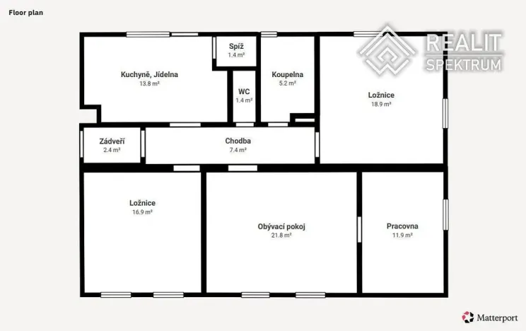 Prodej bytu 4+1, Lanškroun - Ostrovské Předměstí, Kollárova, 113 m2