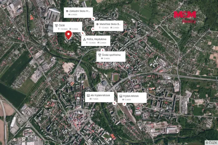 Prodej bytu 4+1, Frýdek-Místek - Frýdek, Habrová, 97 m2