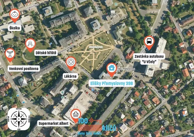 Pronájem bytu 3+kk, Praha - Zbraslav, Elišky Přemyslovny, 90 m2