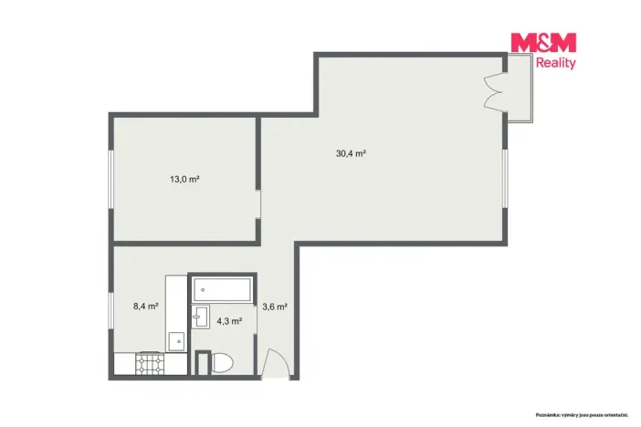 Prodej bytu 2+1, Hranice, Vítězná, 63 m2