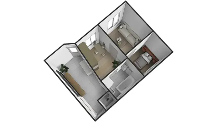 Pronájem rodinného domu, Rosice, Na Mýtě, 58 m2