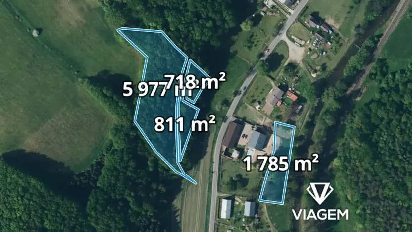 Prodej podílu lesa, Kobylá nad Vidnavkou, 1161 m2