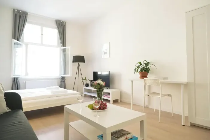 Pronájem bytu 1+kk, Praha - Žižkov, Štítného, 36 m2