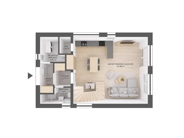 Prodej domu na klíč, Kopidlno, 107 m2