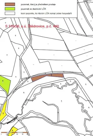 Prodej lesa, Čáslavsko, 1351 m2