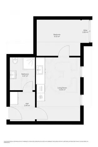 Pronájem bytu 2+kk, Praha - Karlín, Pod výtopnou, 33 m2