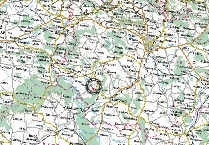 Prodej louky, Libáň, 6962 m2