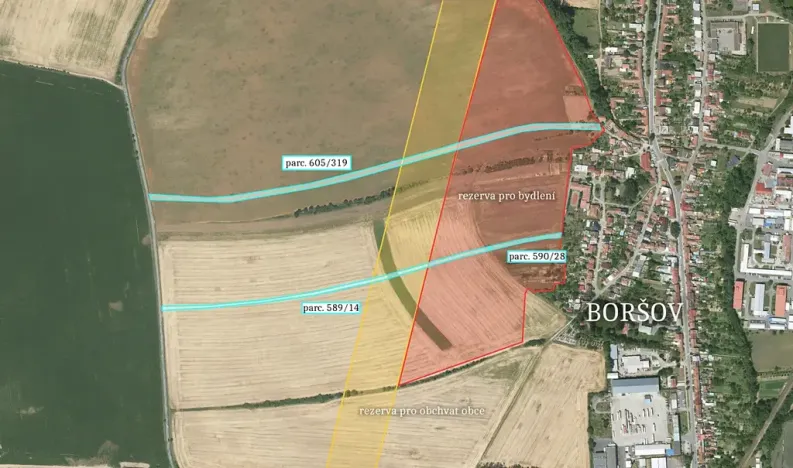 Prodej pozemku pro bydlení, Kyjov, 14450 m2