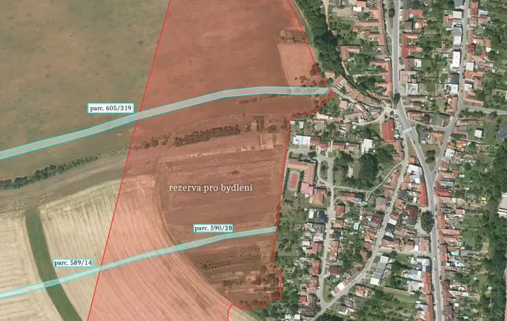 Prodej pozemku pro bydlení, Kyjov, 14450 m2