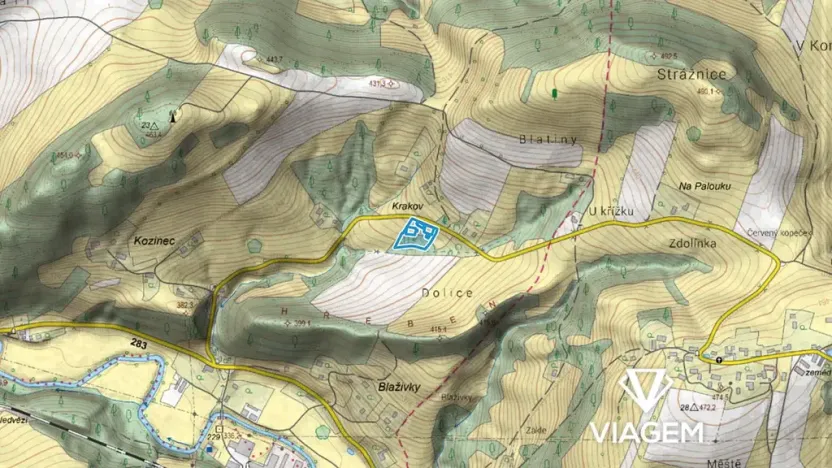 Prodej podílu pozemku pro bydlení, Slaná, 1277 m2