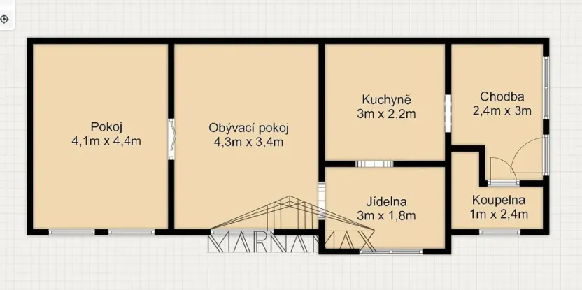 Prodej rodinného domu, Mašťov, Českosl. lesů, 55 m2