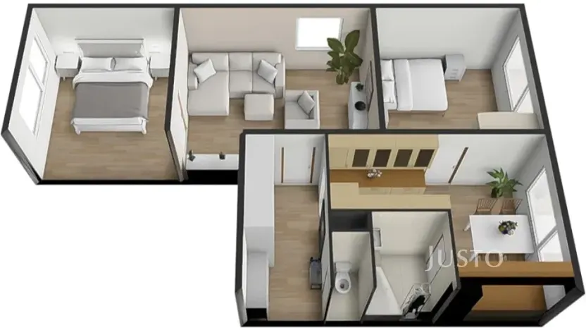 Prodej bytu 3+1, Písek, třída Přátelství, 61 m2
