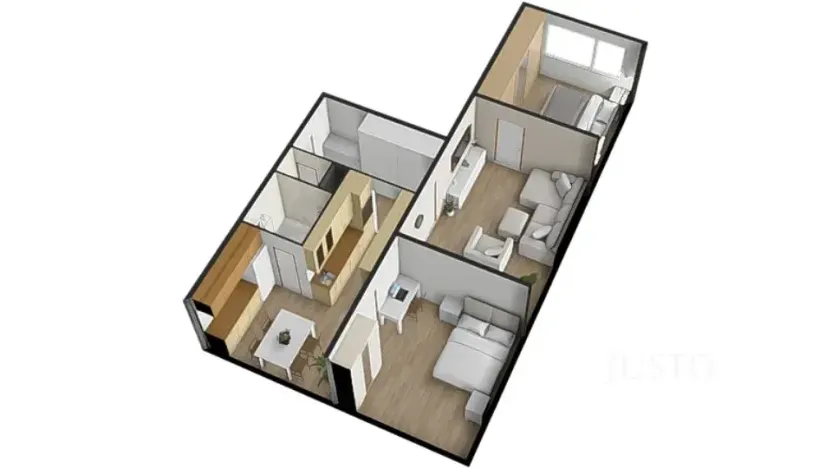 Prodej bytu 3+1, Písek, třída Přátelství, 61 m2