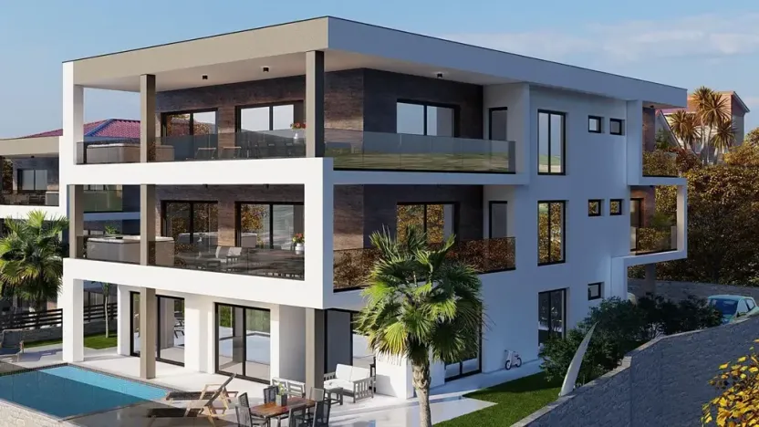 Prodej bytu 3+kk, Vrbnik, Chorvatsko, 113 m2