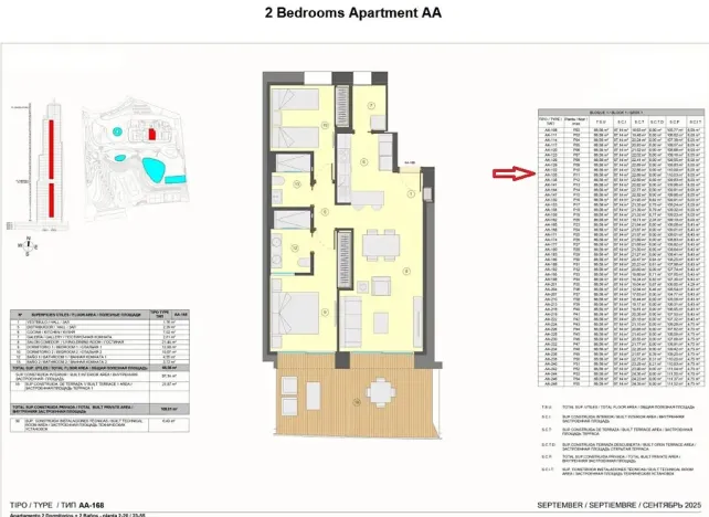 Prodej bytu 3+kk, Benidorm, Španělsko, 109 m2