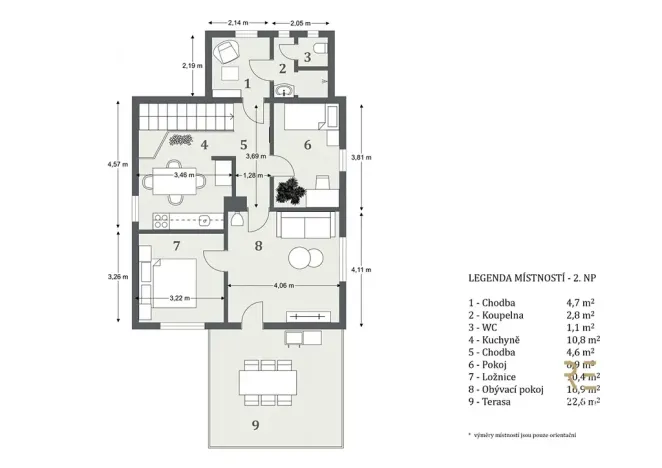 Prodej rodinného domu, Praha - Třeboradice, Šircova, 306 m2