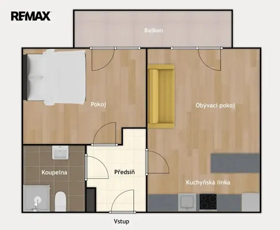 Prodej bytu 2+kk, Jince, Zborovská, 45 m2
