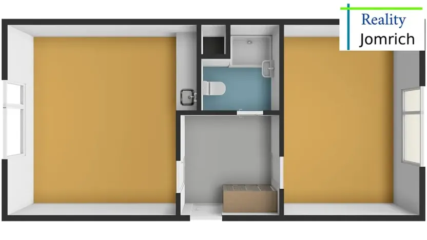 Prodej bytu 2+kk, Liberec, Na Žižkově, 42 m2