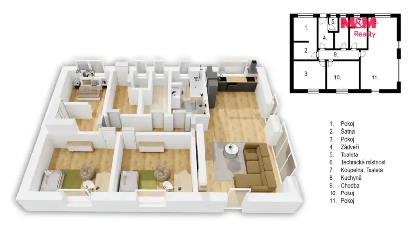Prodej rodinného domu, Křinec, Ke školce, 126 m2