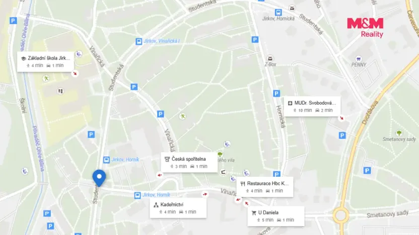 Prodej bytu 1+kk, Jirkov, Studentská, 19 m2