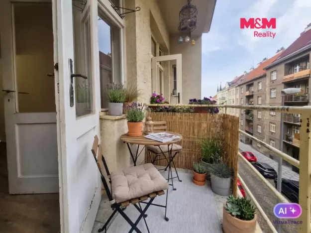 Pronájem bytu 2+kk, Praha - Vršovice, Bulharská, 48 m2
