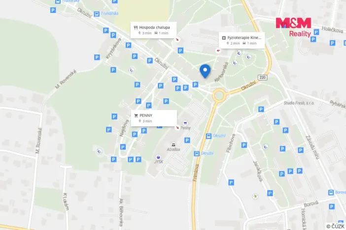 Prodej bytu 1+1, Karlovy Vary - Stará Role, Okružní, 36 m2