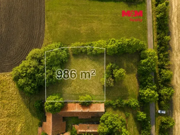 Prodej pozemku pro bydlení, Běchary, 986 m2