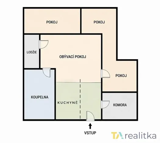 Prodej bytu 4+1, Třinec, Sosnová, 77 m2