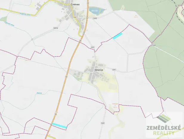 Prodej podílu pole, Velenice, 38441 m2