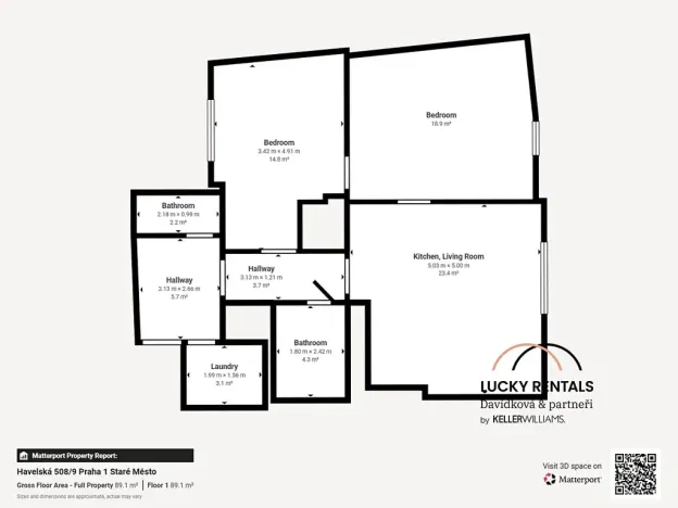 Pronájem bytu 3+kk, Praha - Staré Město, Havelská, 84 m2
