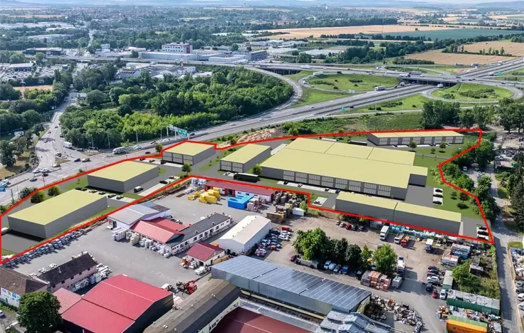Prodej skladu, Brno, Hněvkovského, 3000 m2