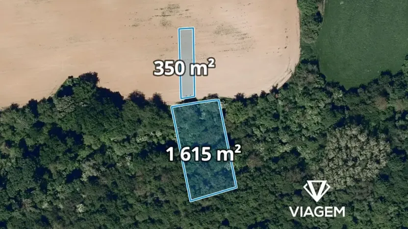 Prodej podílu pole, Újezdec, 982 m2