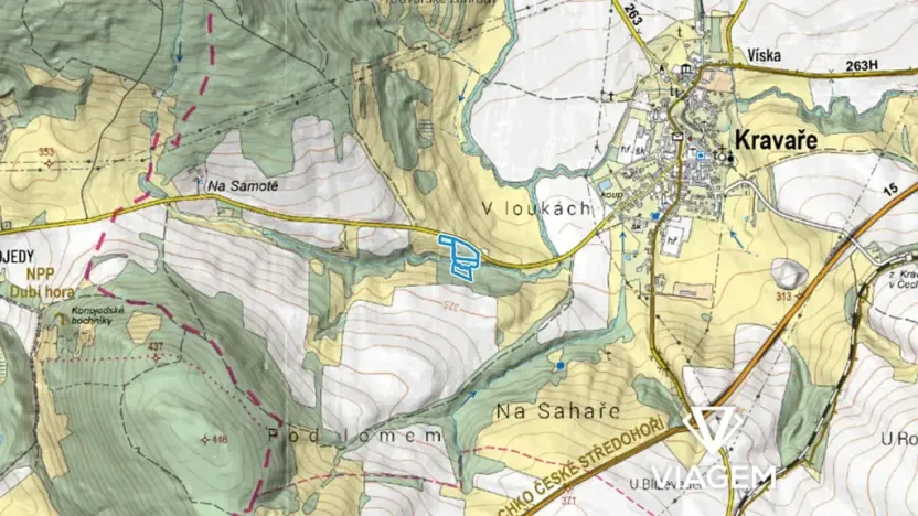 Prodej podílu pole, Kravaře, 2142 m2