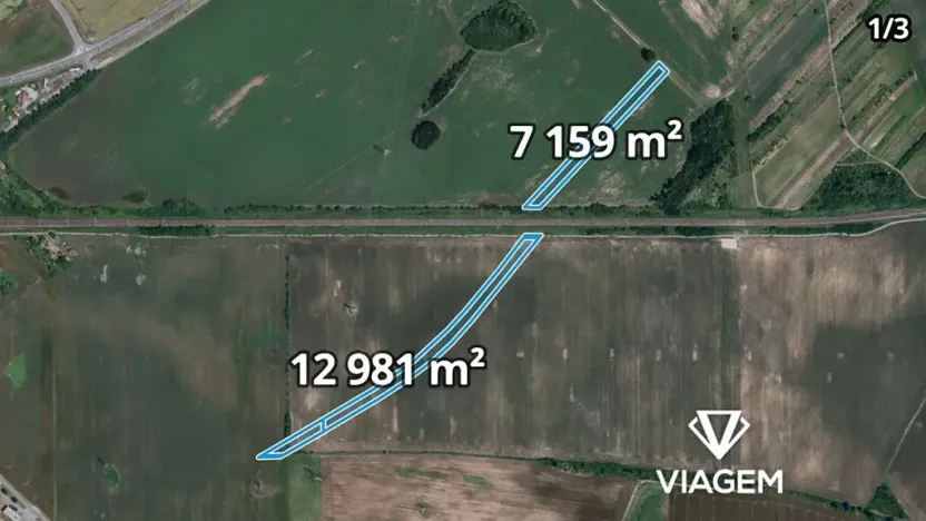 Prodej podílu pole, Hrušky, 1126 m2