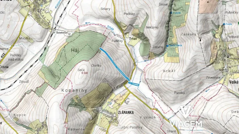 Prodej podílu pole, Kroměříž, 4080 m2