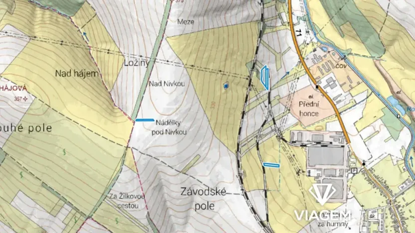 Prodej podílu pole, Velká nad Veličkou, 1948 m2