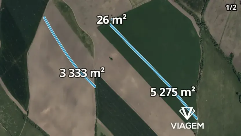 Prodej podílu pole, Velká nad Veličkou, 3258 m2