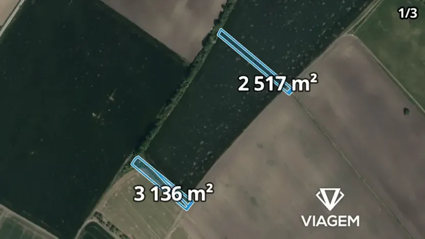 Prodej podílu pole, Velká nad Veličkou, 3359 m2