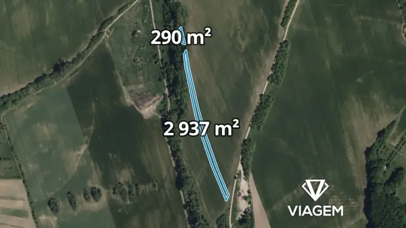 Prodej podílu pole, Hrubá Vrbka, 1613 m2