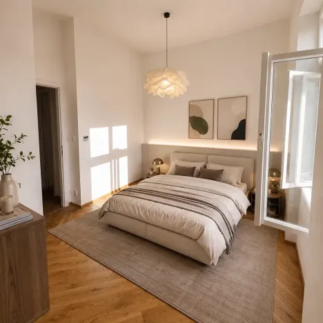 Pronájem bytu 2+kk, Praha - Smíchov, Hořejší nábřeží, 48 m2